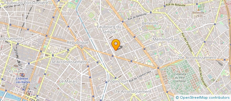 localisation de l'entreprise IMMOBILIERE DUPONT DELAMARRE  PARIS