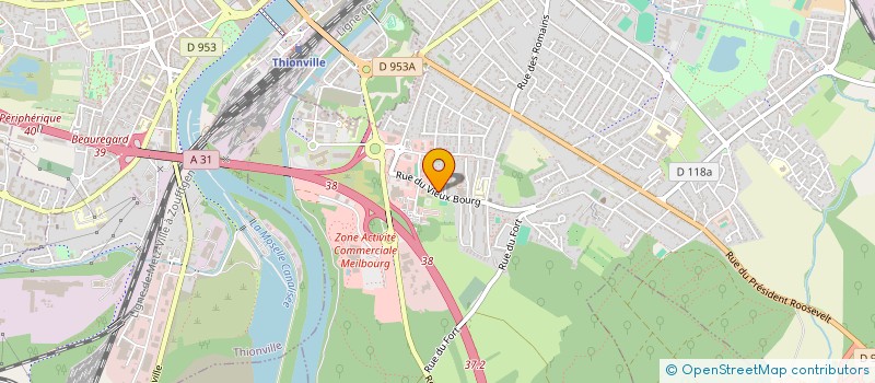 localisation de l'entreprise IMMOBILIERE ERBRECH  YUTZ