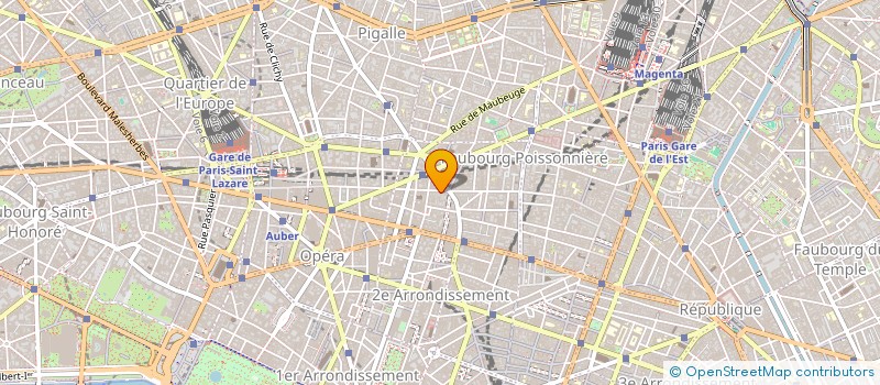 localisation de l'entreprise IMMOBILIERE ET FINANCIERE CECIL  PARIS