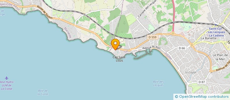 localisation de l'entreprise IMMOBILIERE ET FINANCIERE DE L ARMEMENT à SAINT-CYR-SUR-MER
