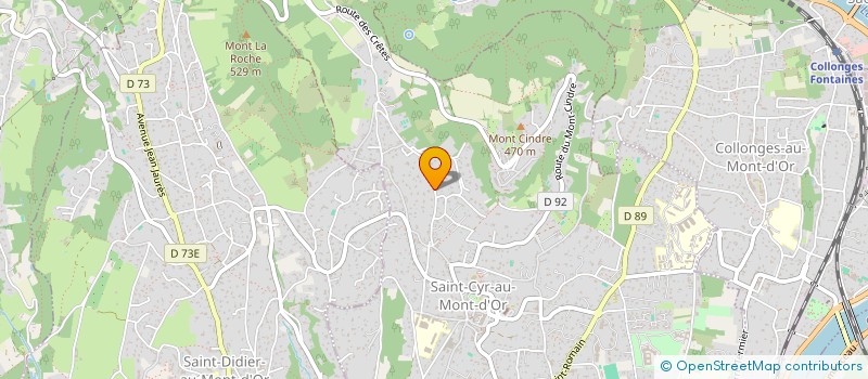 localisation de l'entreprise IMMOBILIERE F.BOURGEOIS  SAINT-CYR-AU-MONT-D'OR