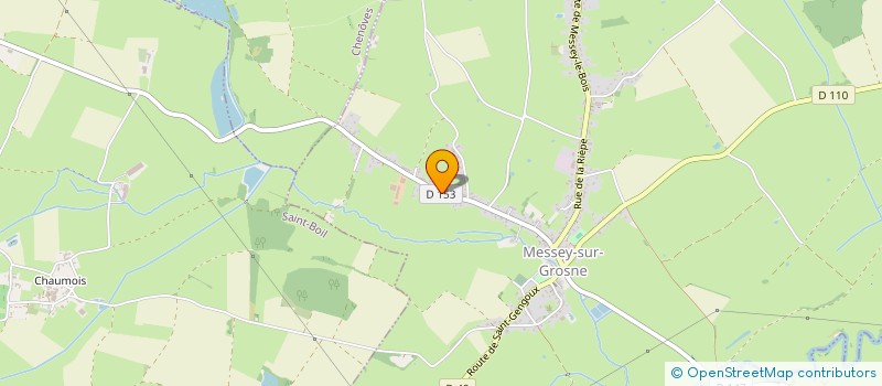 localisation de l'entreprise IMMOBILIERE F M  MESSEY-SUR-GROSNE