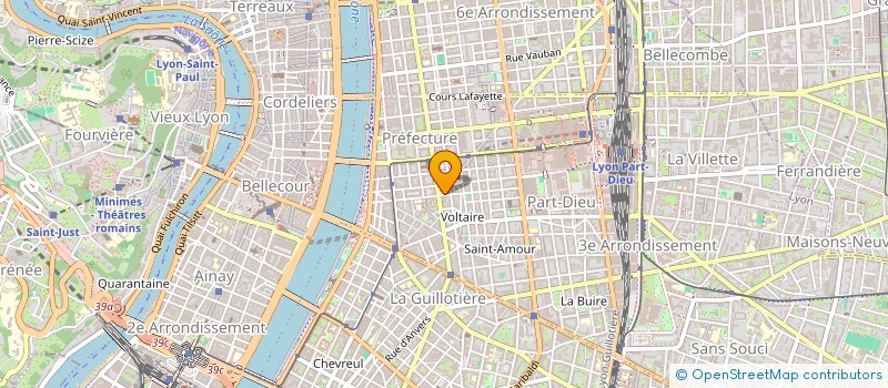 localisation de l'entreprise IMMOBILIERE FAKARAVA  LYON