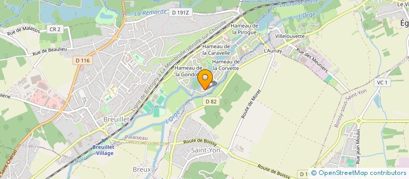 localisation de l'entreprise IMMOBILIERE FAR  BREUILLET