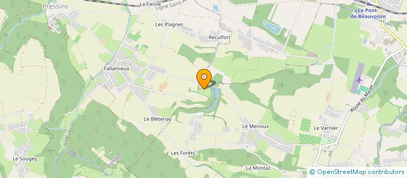 localisation de l'entreprise IMMOBILIERE FAURE-HAVREHED  PRESSINS