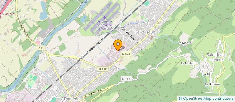 localisation de l'entreprise IMMOBILIERE FD  LE VERSOUD