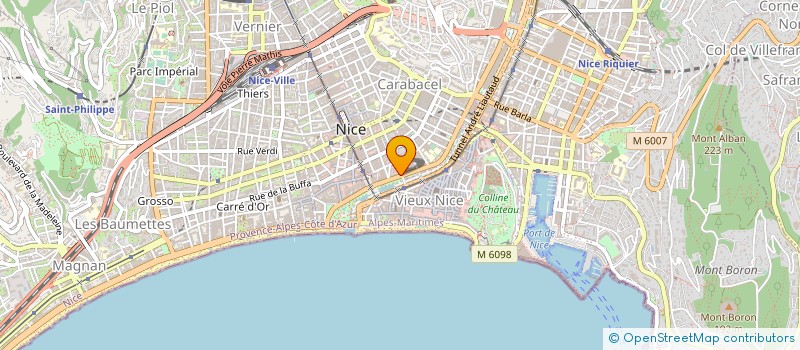 localisation de l'entreprise IMMOBILIERE FELIX FAURE à NICE
