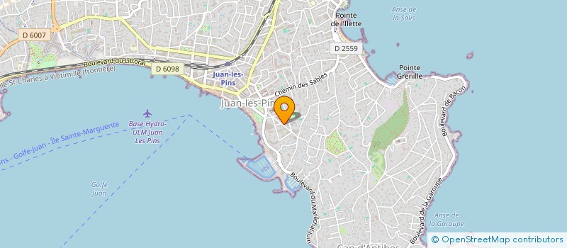 localisation de l'entreprise IMMOBILIERE FELIX FAURE à ANTIBES