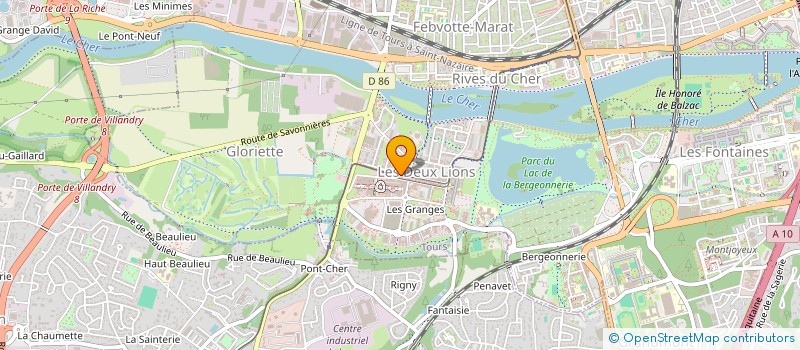 localisation de l'entreprise IMMOBILIERE FERNAND LEGER à TOURS