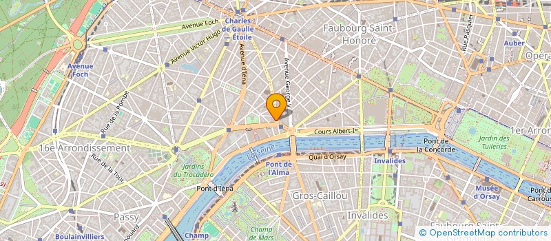 localisation de l'entreprise IMMOBILIERE FIVEL  PARIS