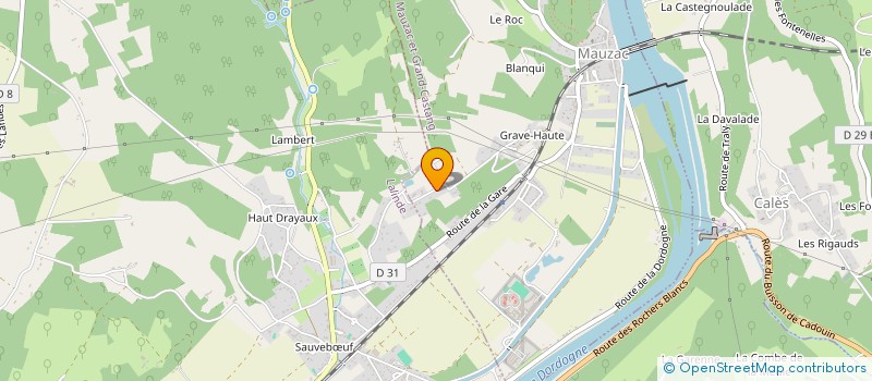 localisation de l'entreprise IMMOBILIERE FOC à MAUZAC-ET-GRAND-CASTANG