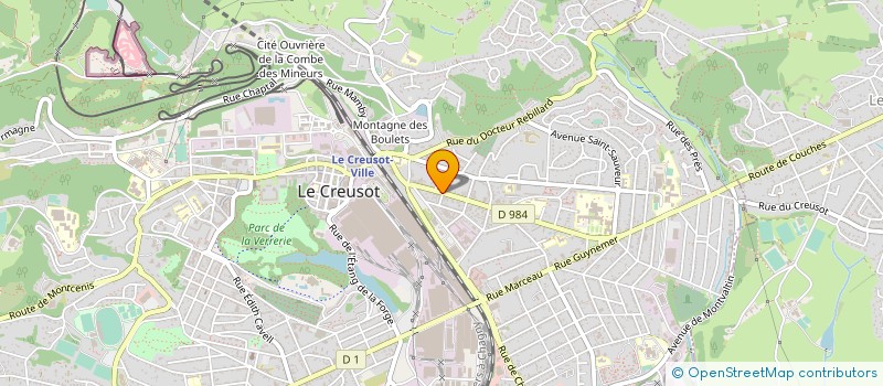 localisation de l'entreprise IMMOBILIERE FOCH à LE CREUSOT