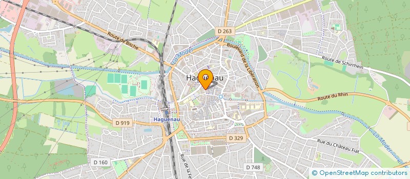 localisation de l'entreprise IMMOBILIERE FONCIERE FINANCIERE  HAGUENAU