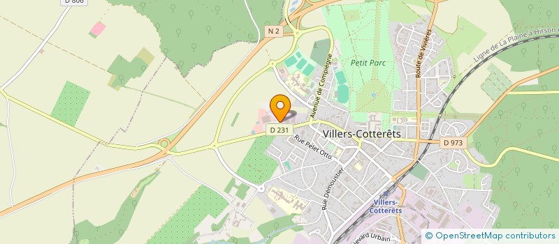 localisation de l'entreprise IMMOBILIERE FONTE à VILLERS-COTTERETS