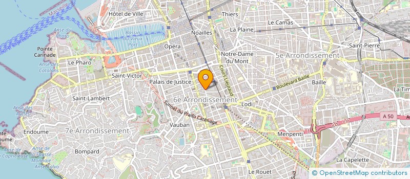 localisation de l'entreprise IMMOBILIERE FRANCO ANGLAISE à MARSEILLE