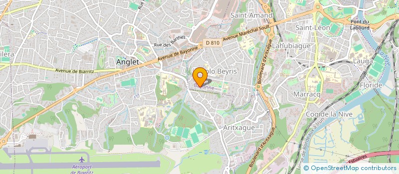 localisation de l'entreprise IMMOBILIERE FREDERIC OARAD  BAYONNE