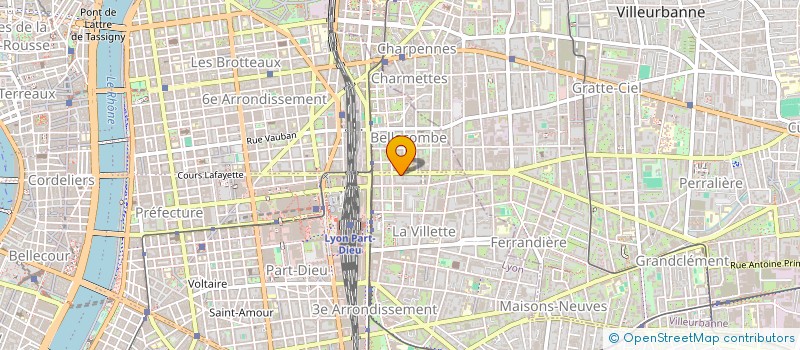 localisation de l'entreprise IMMOBILIERE G.L.L.O.Q  LYON