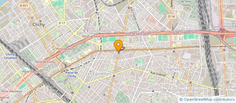localisation de l'entreprise IMMOBILIERE GAMBETTA à PARIS