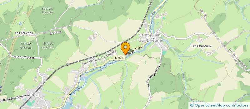 localisation de l'entreprise IMMOBILIERE GAUTHEY - MARLOT  SAINT-JULIEN-SUR-DHEUNE