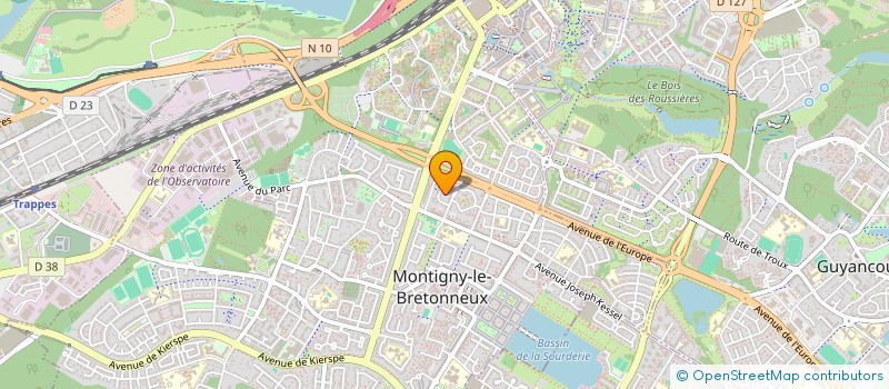 localisation de l'entreprise IMMOBILIERE GDC  MONTIGNY-LE-BRETONNEUX