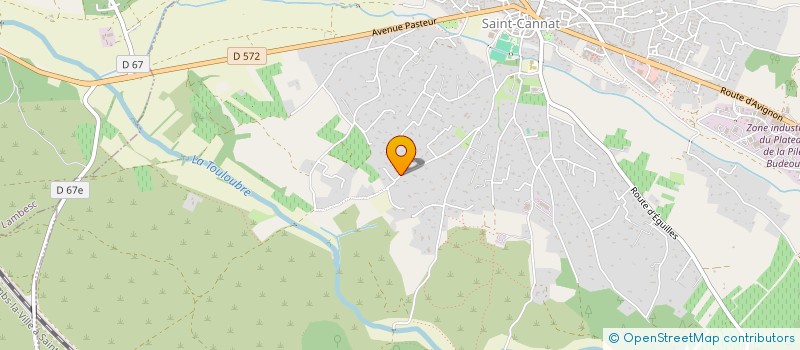 localisation de l'entreprise IMMOBILIERE GENERALE MERIDIONALE  SAINT-CANNAT