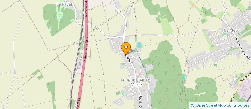 localisation de l'entreprise IMMOBILIERE GERARD  LONGUEIL-SAINTE-MARIE