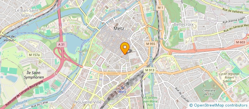 localisation de l'entreprise IMMOBILIERE GESTION CREATIVE  METZ