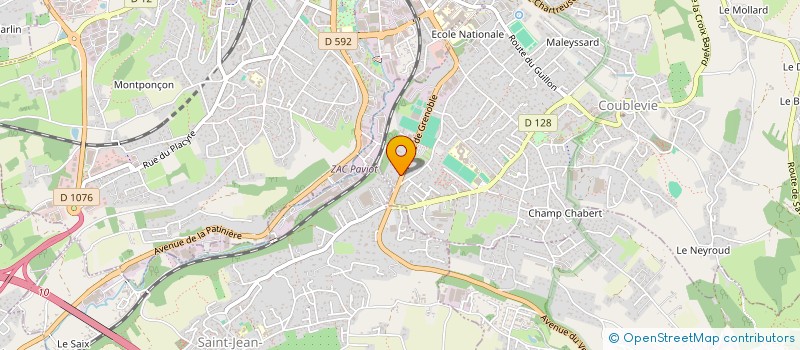 localisation de l'entreprise IMMOBILIERE GRANDE SURE  COUBLEVIE