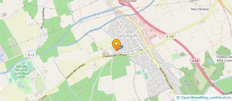 localisation de l'entreprise IMMOBILIERE GRENACHE  CAISSARGUES