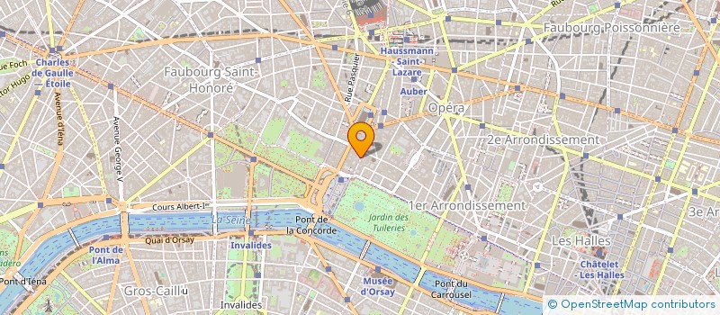 localisation de l'entreprise IMMOBILIERE GRIBEAUVAL  PARIS