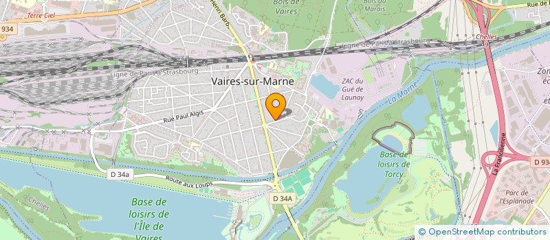 localisation de l'entreprise IMMOBILIERE GROUPE J 2  VAIRES-SUR-MARNE