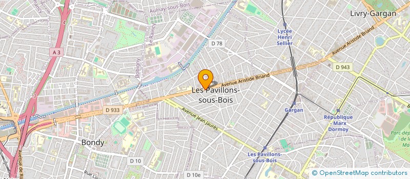 localisation de l'entreprise IMMOBILIERE GROUPE LEMAIRE à LES PAVILLONS-SOUS-BOIS