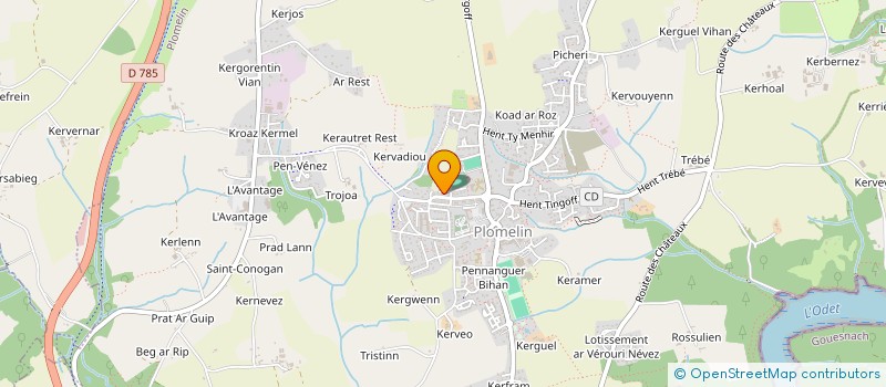 localisation de l'entreprise IMMOBILIERE GUERREAU  PLOMELIN