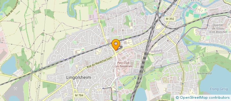 localisation de l'entreprise IMMOBILIERE HARENA  LINGOLSHEIM