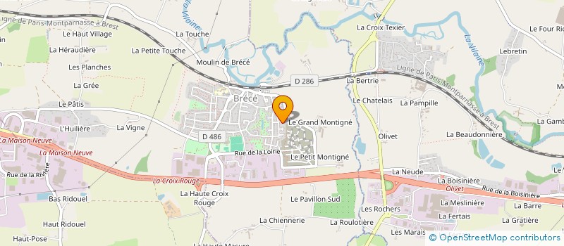 localisation de l'entreprise IMMOBILIERE HAVARD  BRECE