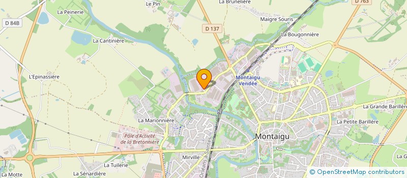 localisation de l'entreprise IMMOBILIERE HERAUD à MONTAIGU-VENDEE