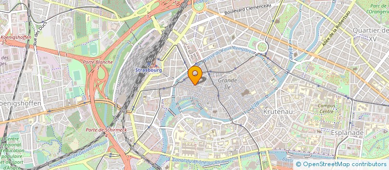 localisation de l'entreprise IMMOBILIERE HERRMANN à STRASBOURG