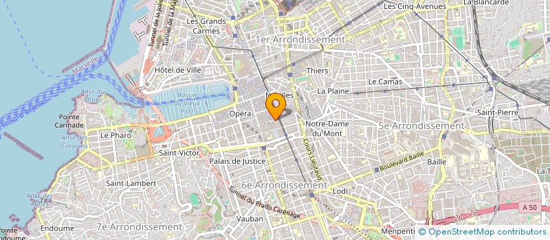 localisation de l'entreprise IMMOBILIERE HOME AND SPACE à MARSEILLE