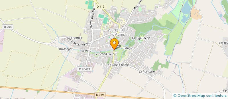 localisation de l'entreprise IMMOBILIERE HUNOR  JONZAC