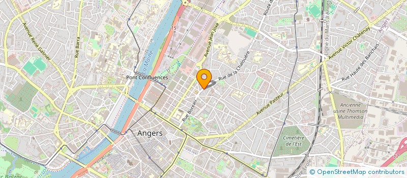 localisation de l'entreprise IMMOBILIERE INVESTISSEMENT à ANGERS