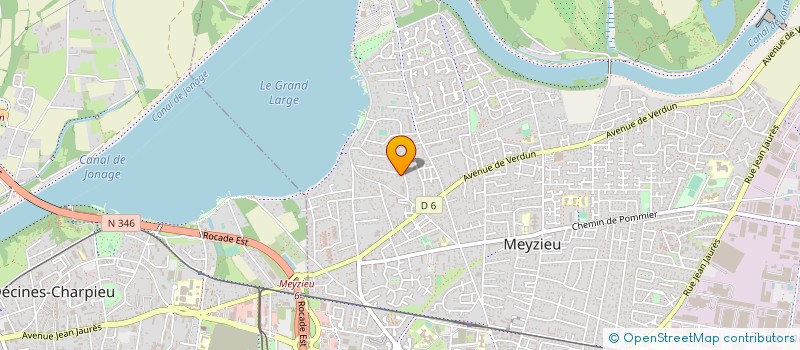 localisation de l'entreprise IMMOBILIERE J.A.C.  PUSIGNAN