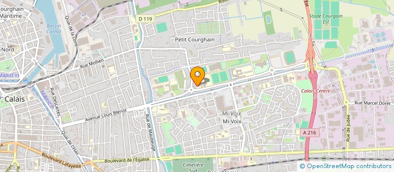 localisation de l'entreprise IMMOBILIERE JACQUARD  CALAIS