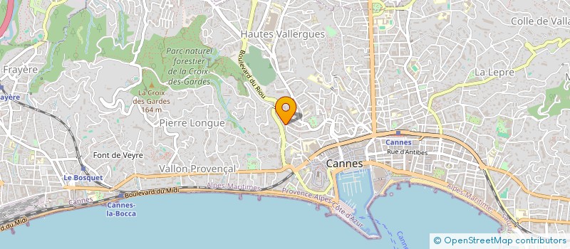 localisation de l'entreprise IMMOBILIERE JACQUES LEGRAND  CANNES