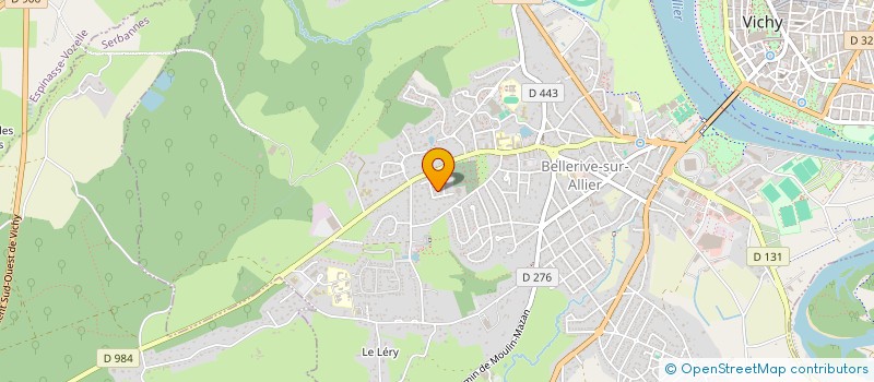 localisation de l'entreprise IMMOBILIERE JAFA  BELLERIVE SUR ALLIER