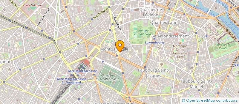 localisation de l'entreprise IMMOBILIERE JARDIN DASSI  PARIS