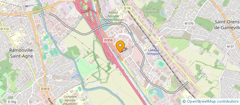 localisation de l'entreprise IMMOBILIERE JCM  LABEGE