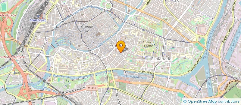 localisation de l'entreprise IMMOBILIERE JEAN BRASSE  STRASBOURG