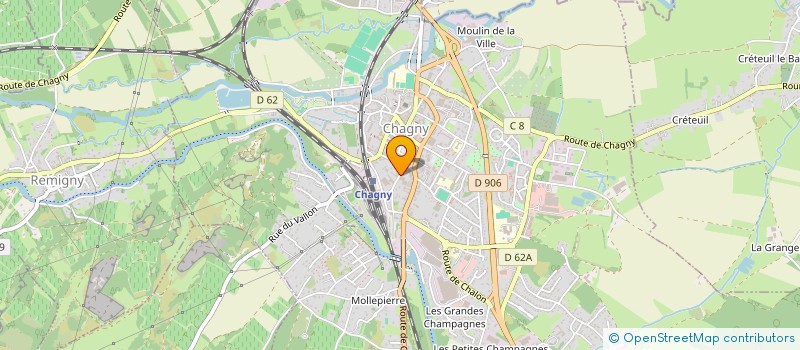 localisation de l'entreprise IMMOBILIERE JEUNEHOMME  CHAGNY