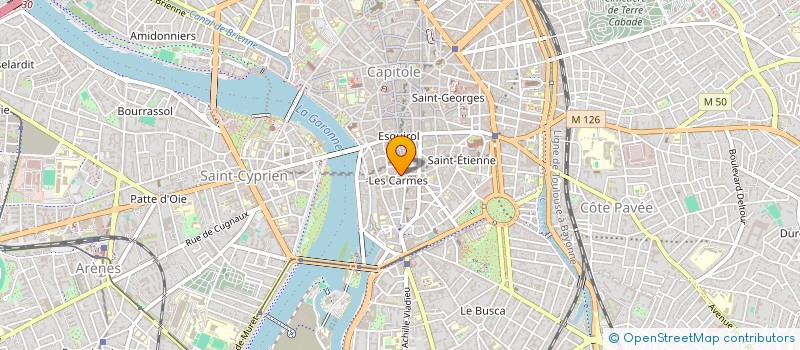 localisation de l'entreprise IMMOBILIERE JULIEN & BERJAUD à TOULOUSE
