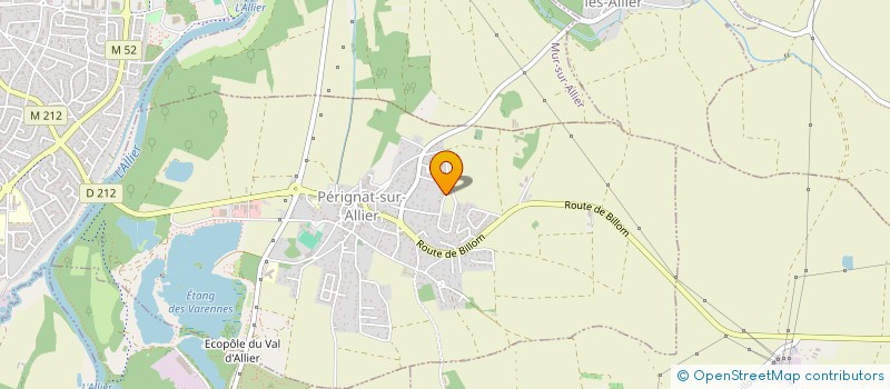 localisation de l'entreprise IMMOBILIERE JULINE  PERIGNAT-SUR-ALLIER